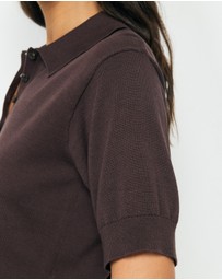 AERE - Abbey SS Knit Polo