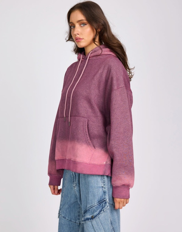 ONE TEASPOON - Smiley Batwing Hoody - Pink