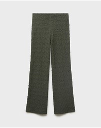 M.N.G - Verdi Straight Textured Trousers