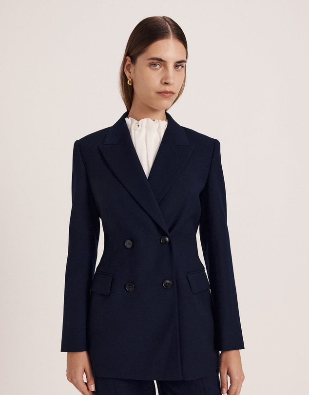 SABA - Celeste Wool Double Breasted Blazer