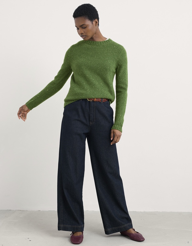 Seasalt - Seasalt Cornwall Green Dawson Pick Jumper
