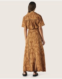 MOS The Label - Alicia Tie Front Shirt