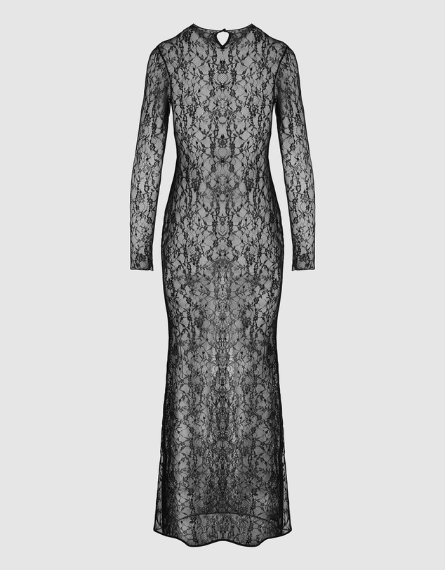 Hunkemoller - LS Allover Lace Slip Dress