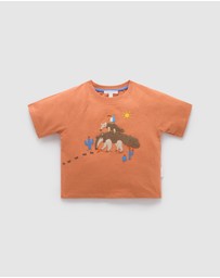 Purebaby - Anteater Oversized Tee -Kids-Babies