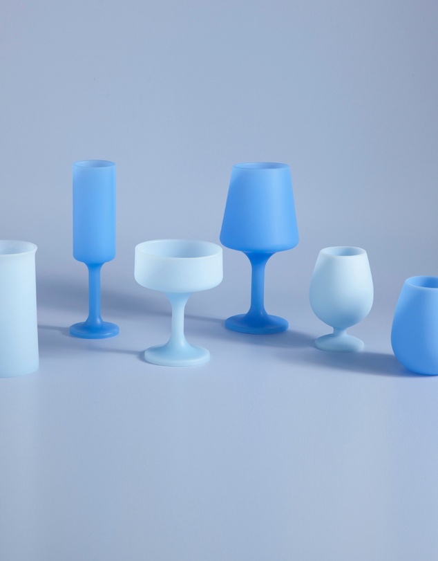 porter green - mecc | silicone unbreakable cocktail glasses