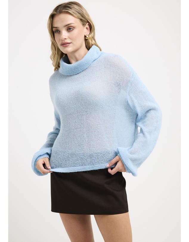 Subtitled - Palma Crotchet Cropped Sweater