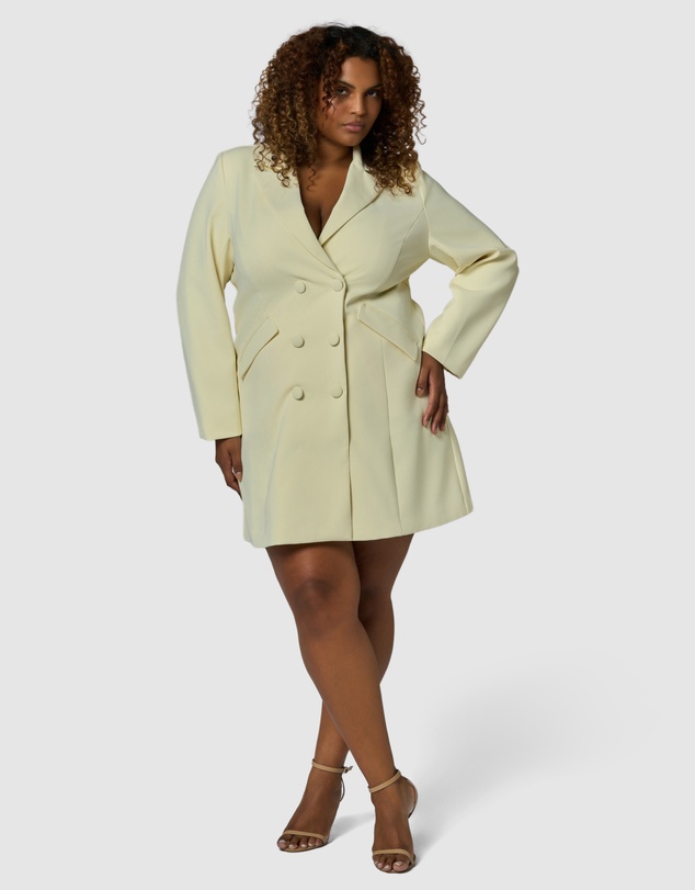 Pink Dusk by Curve Project - Kiss The Girl Tuxedo Dress