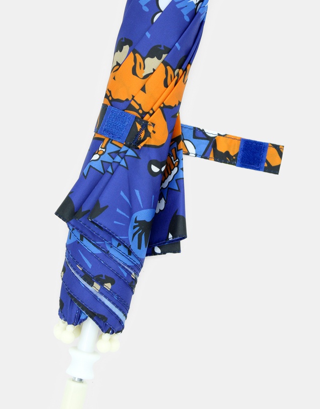 Morgan & Taylor - Superhero Kids Umbrella in Black Comic Print
