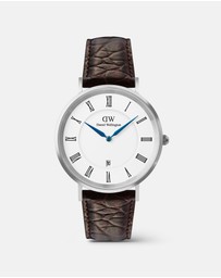 Daniel Wellington - Classic 40mm Roman Numerals Date Croc Belly