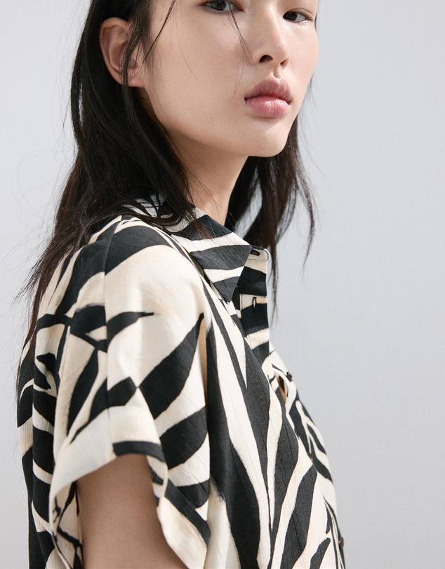 M.N.G - Flowy Printed Shirt