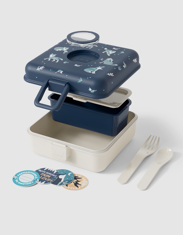 Monbento - Monbento Mb Sandwich Lunch Box Snacky - Wolf