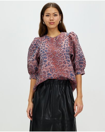 Red Jacquard