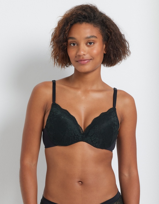 Kayser - Lace Plunge Push Up Bra
