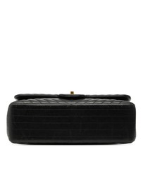 Pre-Loved by Azura Reborn - Pre-Loved Jumbo Classic Chevron Lambskin Double Flap