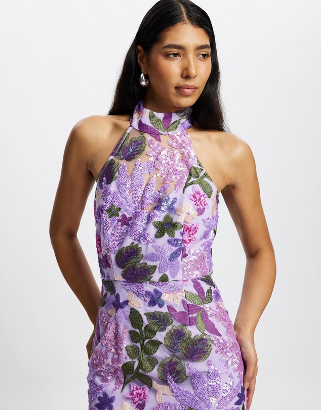 Romance by Honey and Beau - Chiara High Neck Maxi Dress