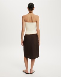 Cotton On - Haven Slip Midi Skirt