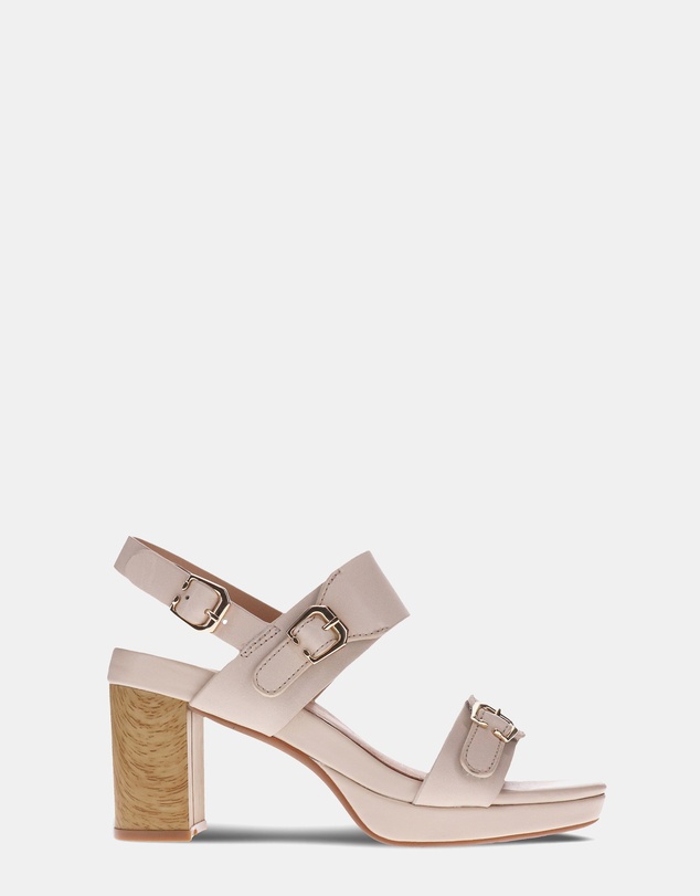 Mia Vita - Tara Heeled Sandal - Beige