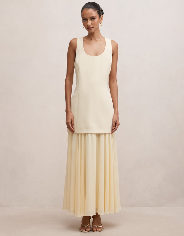 Forever New Petite - Melva Petite Scoop Neck Maxi Dress