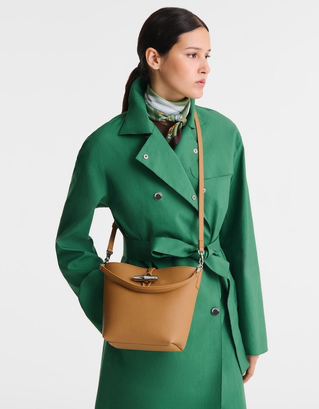 Longchamp - Le Roseau Leather Bucket Bag - XS