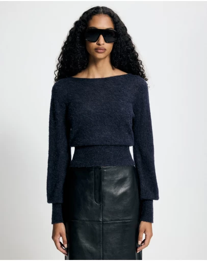 Lover - Vespera Alpaca Blend Sheer Jumper