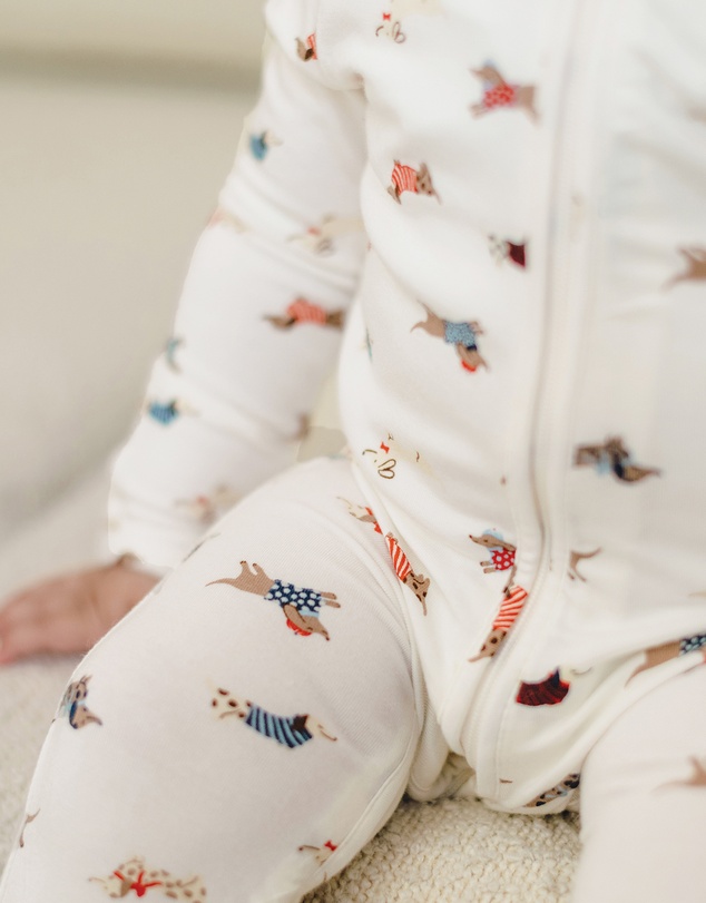 Kynd Baby - Day Or Night Onesie in Dachshund