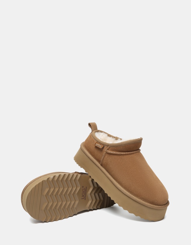EVERAU - Australian Shepherd Ugg Nano Classic Platform Cow Suede Upper UGG Boots