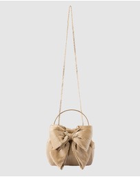 Olga Berg - Elise Pleated Top Handle