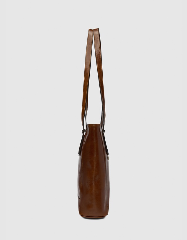 Florence - The Amelia Tan Leather Tote Work Bag