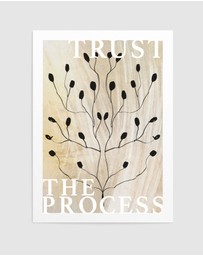 Olive et Oriel - Trust The Process No2 by Treechild Art Print