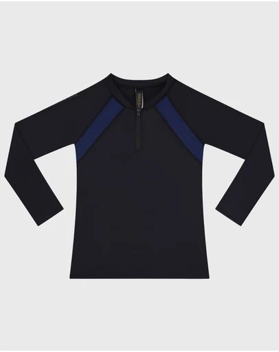 Aqua Blu Kids - Building Blocks Long Sleeve Rash Vest - Teens