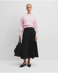 Country Road - Crop Crew Neck Knit