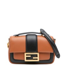Pre-Loved by Azura Reborn - Pre-Loved Mini Bicolor Nappa Apolo Chain Baguette Shoulder Bag