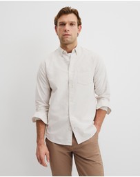 Country Road - Australian Good Earth Regular Fit Oxford Stripe Shirt