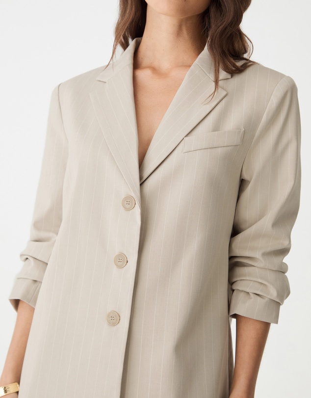 Forcast - Zoe Relaxed Pinstripe Blazer