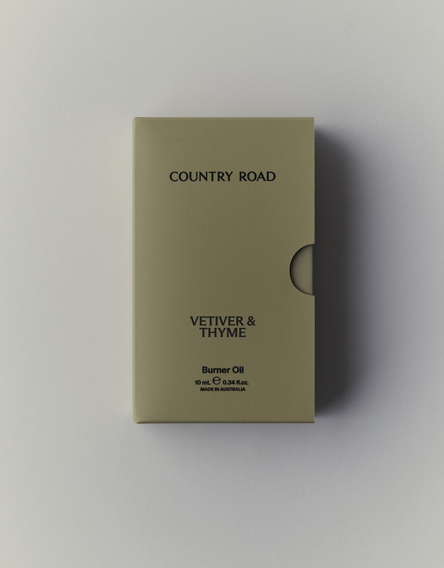 Country Road - Australian Made Vetiver & Thyme Burner Oil 10ml