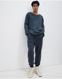 Surrounded By Ghosts - The Diaspore Rib Knit Long Sleeve Tail T-Shirt