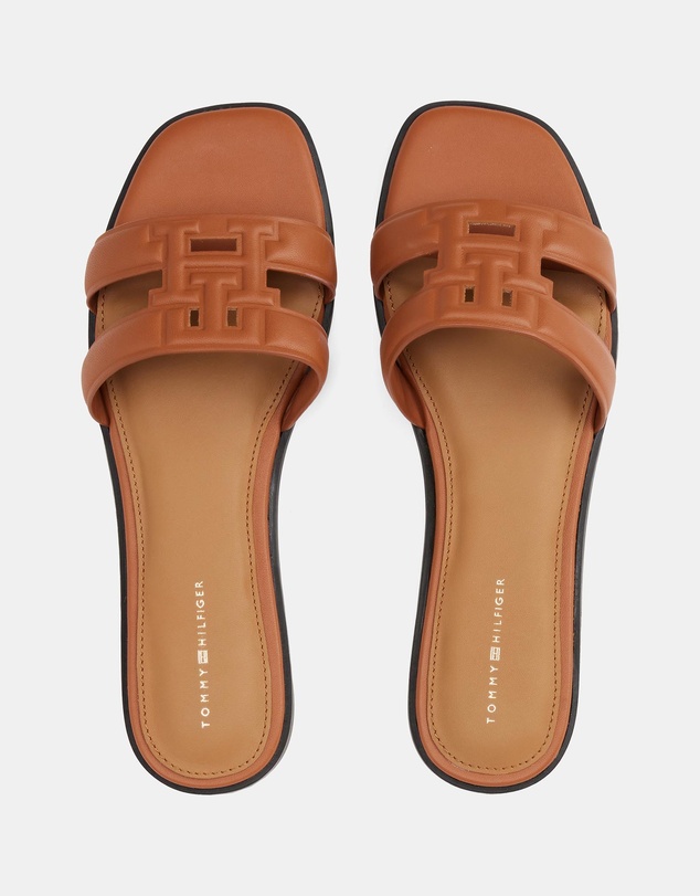 Tommy Hilfiger - Logo Strap Mules - Women's