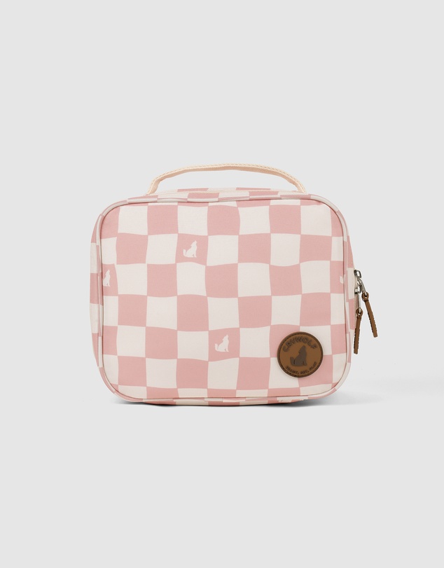 Crywolf - EVERYDAY LUNCH BAG Pink Check
