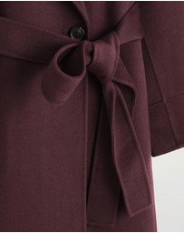 COS - Shawl Double Coat