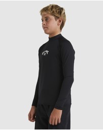 Billabong - Boys 8 to 16 All Day Arch Rash Vest