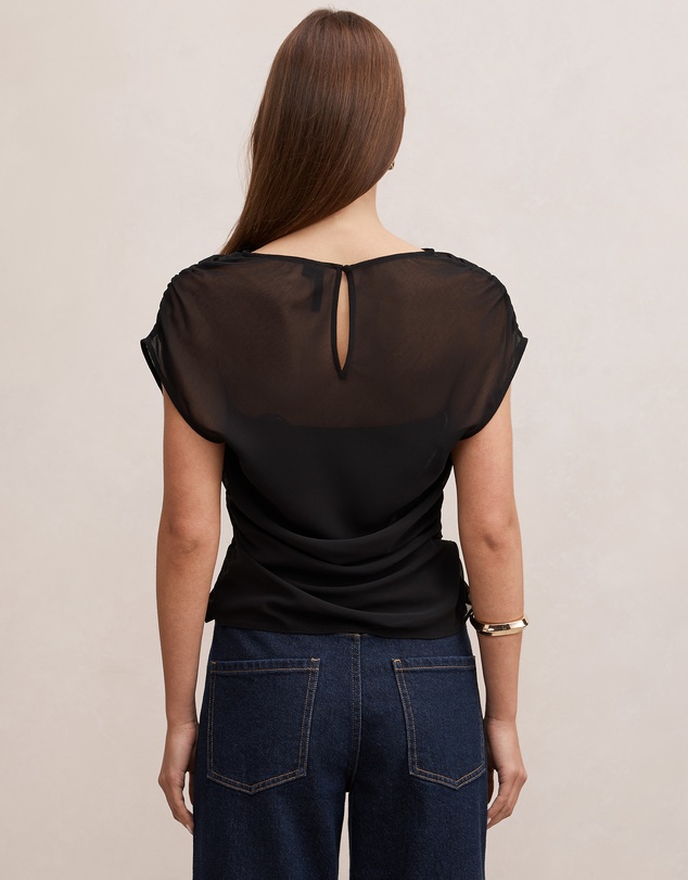 Forever New - Remy Sheer Mixed Top