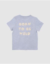 Fox & Finch - Wildlings Born to Be Wild Tee - Babies-Kids