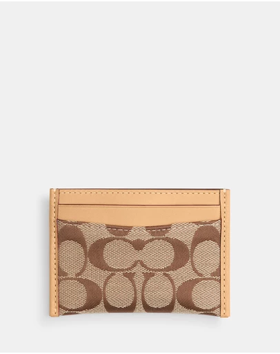 Coach - Signature Jacquard Essential Card Case