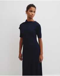 Country Road - Trim Detail Knit Dress