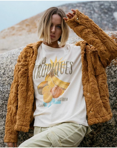 Billabong - Womens Freshest Things Oversized T-Shirt