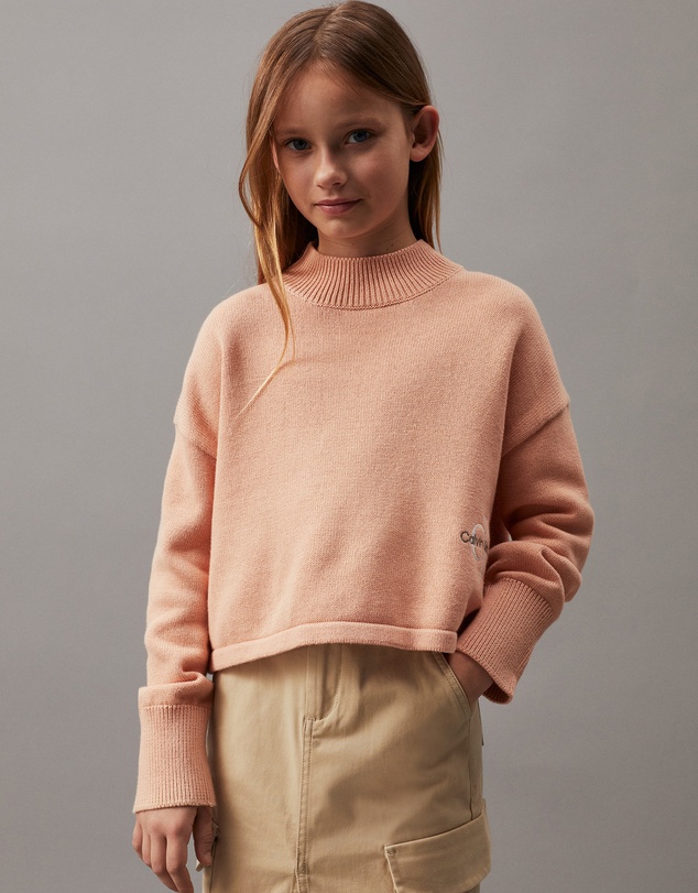 Calvin Klein Jeans - Girls Relaxed Logo Jumper