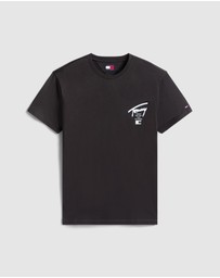 Tommy Jeans - Signature Back Logo Crew Neck T-Shirt