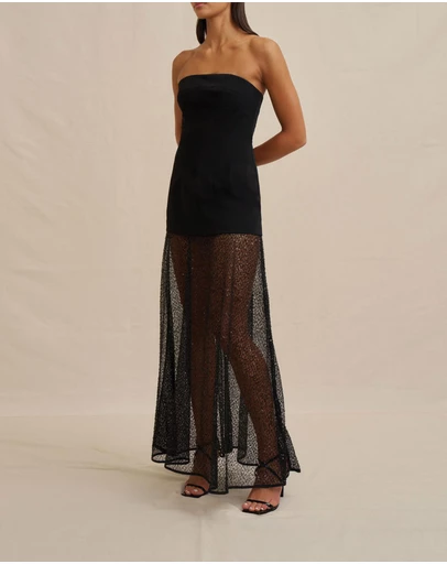 BY JOHNNY. - Lace Strapless Dress
