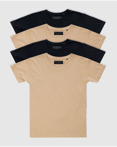 Xander - 4-Pack Blanc Tee