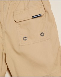 Santa Cruz - MFG Cruzier Solid Beach Shorts - Teens
